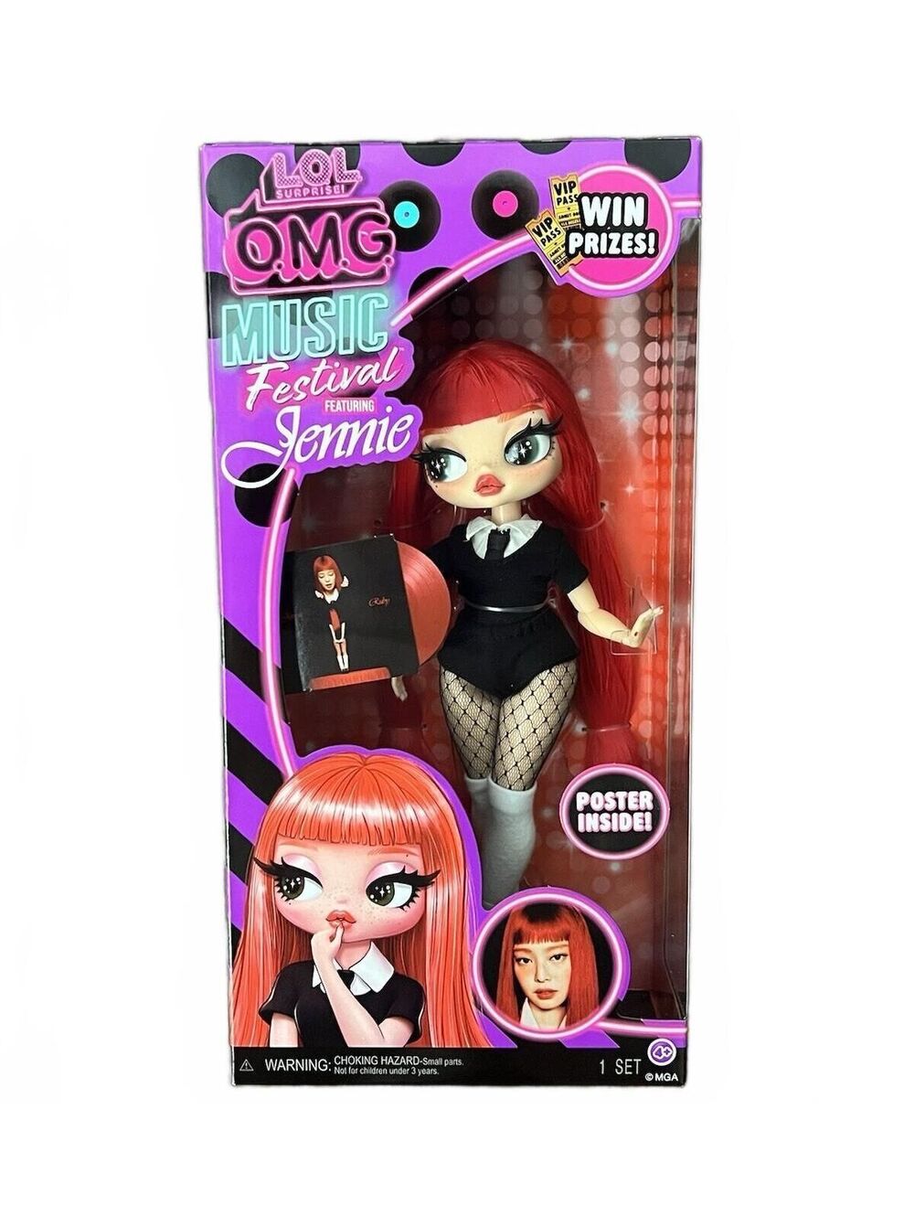 LOL Surprise OMG BLACKPINK JENNIE Doll Music Festival Limited Edition IN HAND